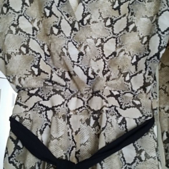 Zara Basic Python Print Jumpsuit NWOT - Picture 3 of 7